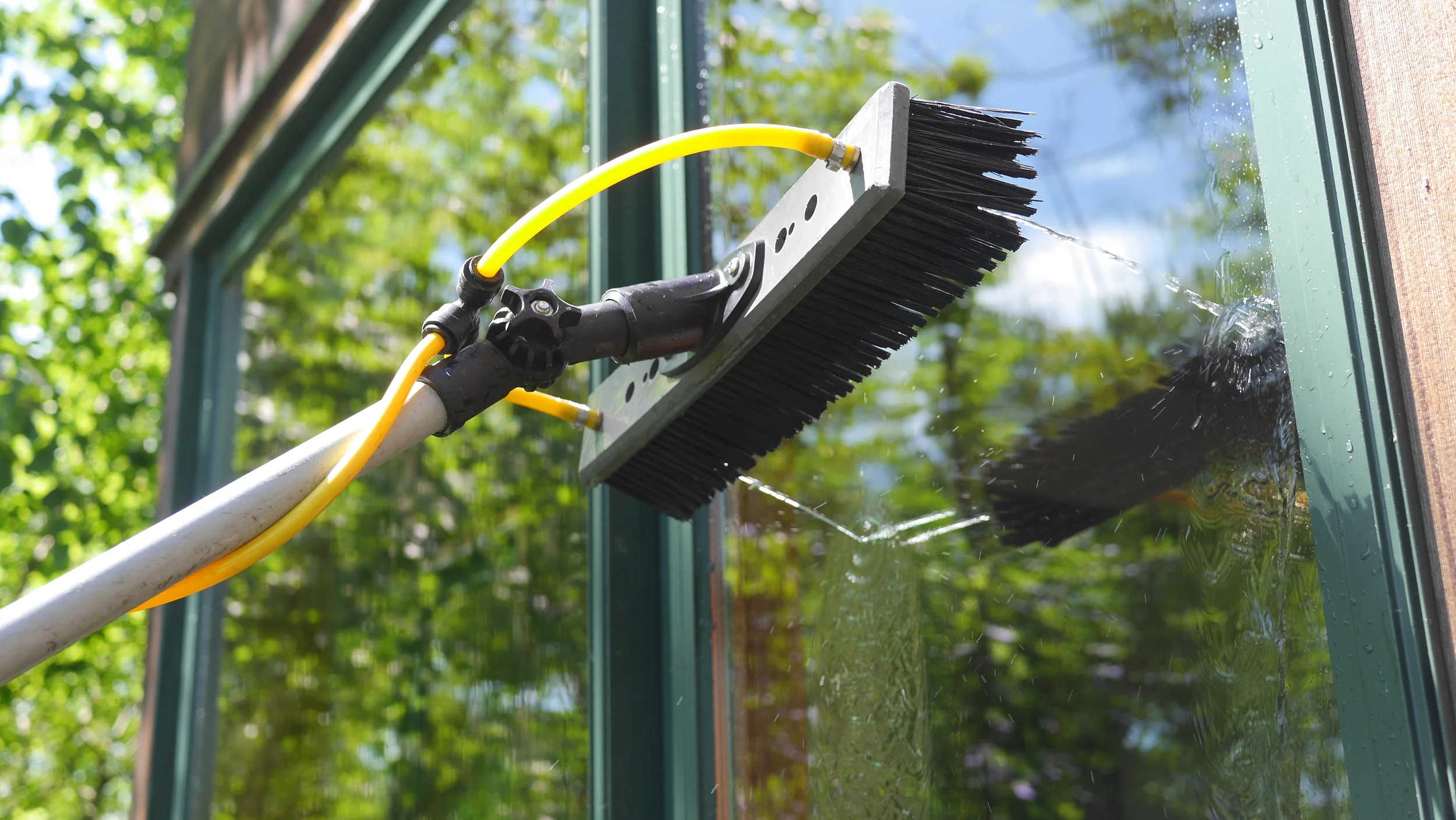 Skylight cleaning